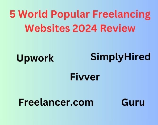 5 World Popular Freelancing Websites 2024